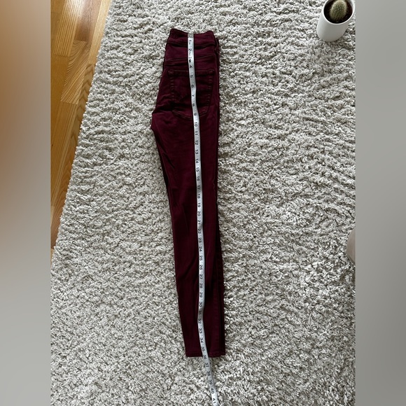 Bullhead (Aritzia) Crimson Denim Skinny Jeans Sz 0 - Picture 13 of 14
